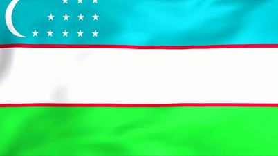 Flag Of Uzbekistan