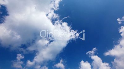 sky and clouds. timelapse.
