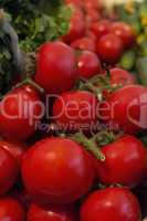 Frest tomatoes and other vegetables