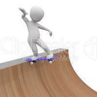 Ramp and Skatboard