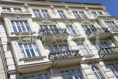 Altbaufassade in Berlin, Deutschland