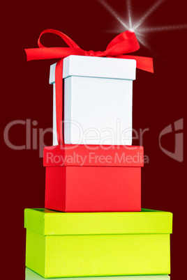 Box with ribbon