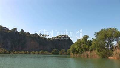 sailing boat on the river