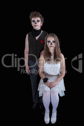 groom and  bride -  zombie