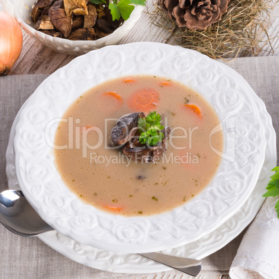 stone mushroom soup