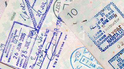 Passport International Travel Stamps
