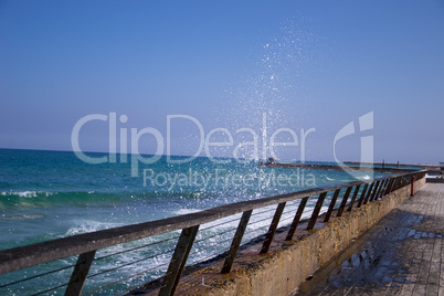 Sea beach waves