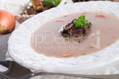 stone mushroom soup