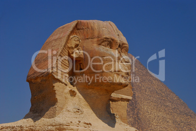 sphinx kopf in aegypten
