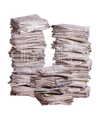 recycling newspaper