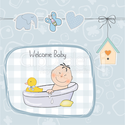 baby boy shower card