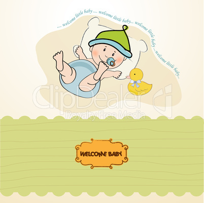 baby boy shower card