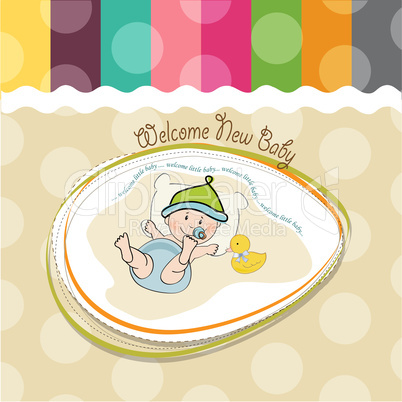 baby boy shower card