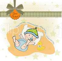 baby boy shower card