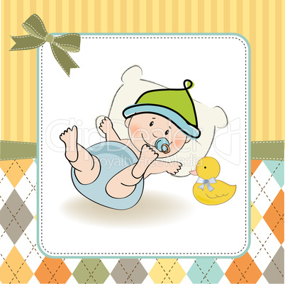 baby boy shower card