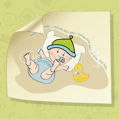 baby boy shower card