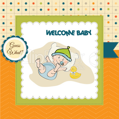 baby boy shower card