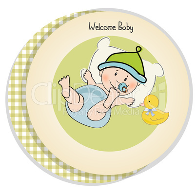 baby boy shower card