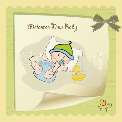 baby boy shower card