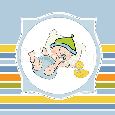 baby boy shower card