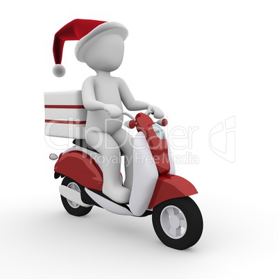 Christmas scooter