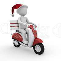Christmas scooter