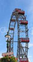 Ferris wheel of Vienna in Prater