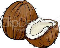 coconut cartoon illustration