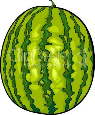 watermelon fruit cartoon illustration