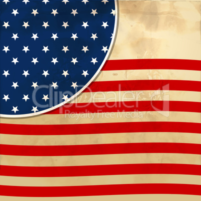 American flag background with stars symbolizing 4th july indepen