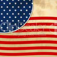 American flag background with stars symbolizing 4th july indepen
