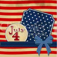 American flag background with stars symbolizing 4th july indepen