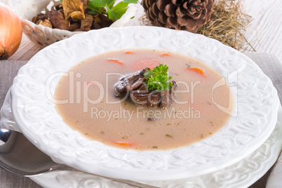 stone mushroom soup