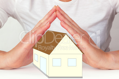 Hands protect home