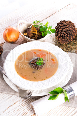 stone mushroom soup