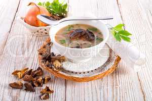 stone mushroom soup