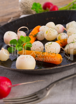 tasty roasted radishes