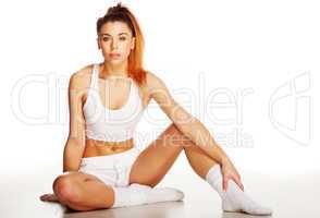 fit athletic young woman
