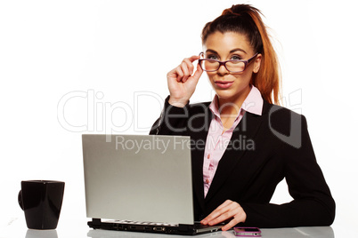 attractive business manageress