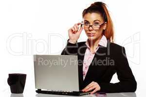 attractive business manageress