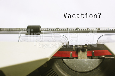 vacations or holidays