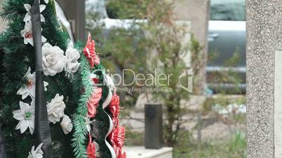 Family Member At The Cemetery