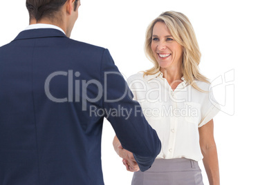 Business people shaking hands