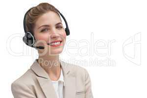 Attractive call center agent