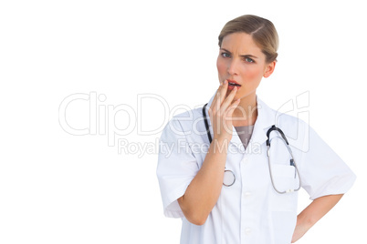 Shocked nurse
