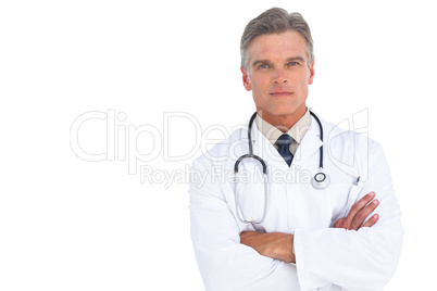 Man doctor with arms crossed