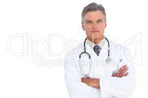 Man doctor with arms crossed