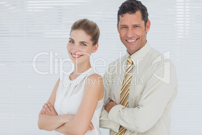 Business people smiling Business people smiling