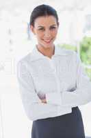 Businesswoman standing in the workplace