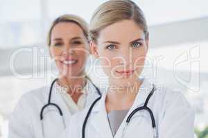 Attractive doctors standing together